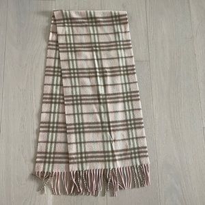 Authentic Burberry Pink Classic Cashmere Scarf